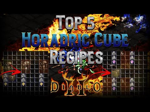 5 Horadric Cube recipes that new Diablo 2 players need to know!!!