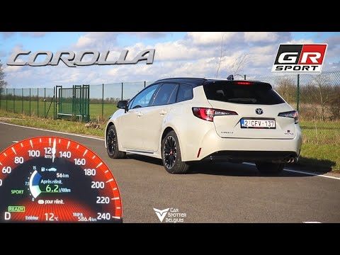 Toyota Corolla TS GR Sport (180HP) | 0-100 Acceleration TEST! by Car Spotter Belgium