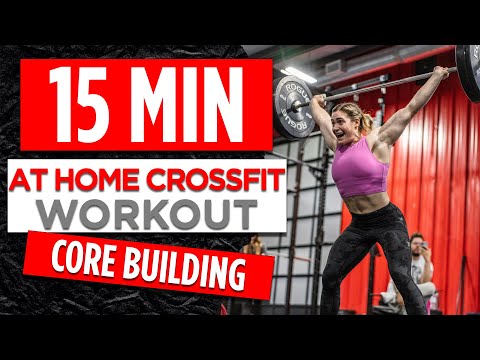 15 Minute CORE Building At home CrossFit workout (no equipment needed)
