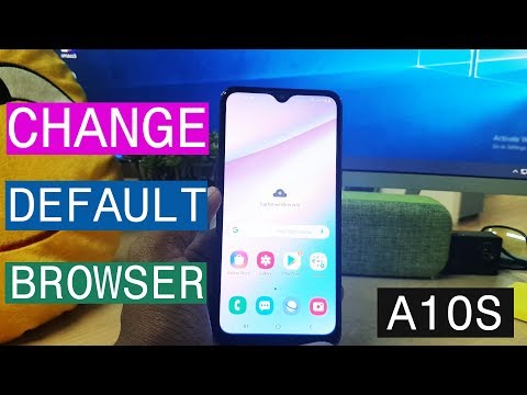 How to change the default browser on Samsung Galaxy A10s