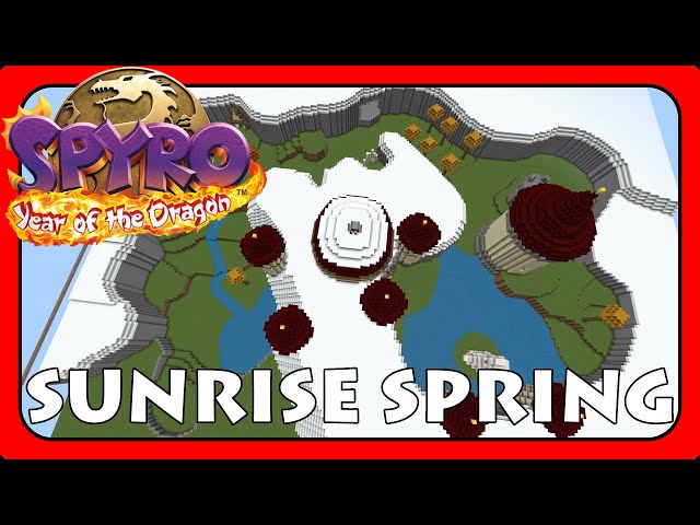 Spyro 3 in Minecraft | Sunrise Spring Minecraft Map