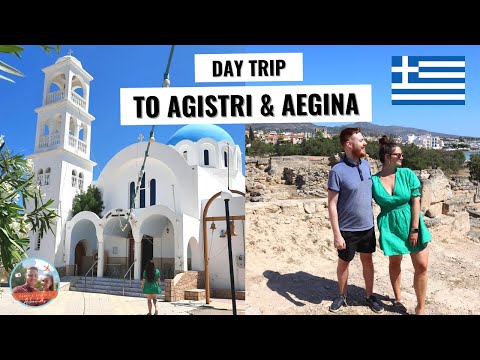 Day trip to the islands of Agistri and Aegina from Athens, Greece on a boat ⛵🇬🇷