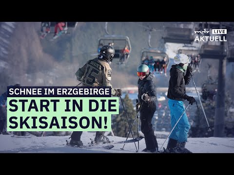 Skiing, slopes and snow – season start in Oberwiesenthal | MDR AKTUELL live