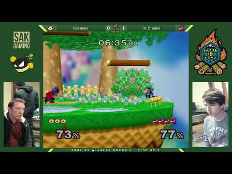 Smash Camp Wave 2 Pools - Bachelor (Falco/Sheik) vs Dr. Dreidel (Red Falco)