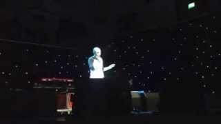 Sinead O'Connor praying after concert