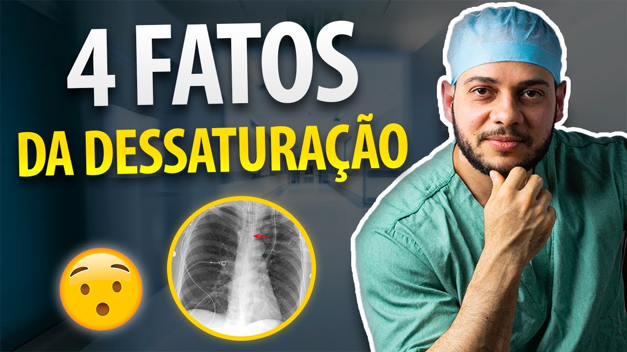 4 fatos de queda na saturação de oxigênio