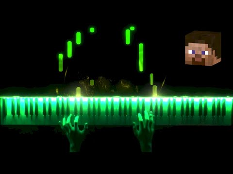 the Jack Griffin Music - Minecraft Soundtrack Mash-up With Piano Visualizer (Wet Hands, Subwoofer Lullaby) - Original