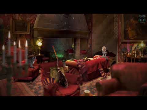 Gryffindor Common Room [ASMR] ⚡ Harry Potter Ambience / Relaxing Sounds & White Noise