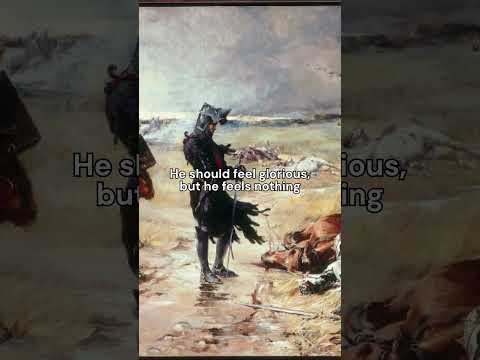 In the aftermath of war | The Black Prince at Crecy by Julian Russell Story #art #history #stories