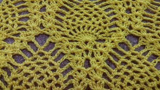 Ponto Abacaxi - Nó Chic Crochê - Kátia