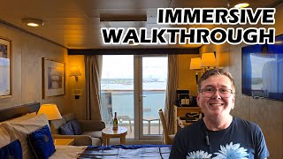 Step inside Britannia Club Stateroom 7054 on Cunard's Queen Victoria