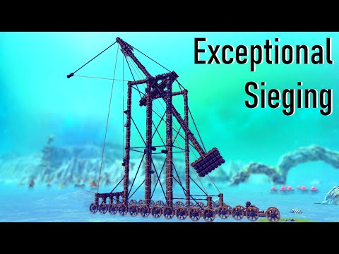 Making an Automatically Reloading Trebuchet in Besiege