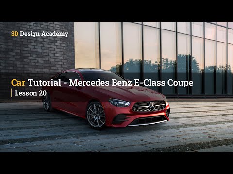 Autodesk Alias Tutorials – Mercedes Benz E-Class Coupe 20