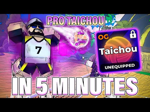 THE BEST TAICHOU GUIDE In 5 MINUTES (Roblox Volleyball Legends)