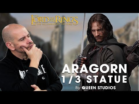 Aragorn Queen Studios 1/3 Scale Silicone Statue Lord Of The Rings  ! Unboxing And Review