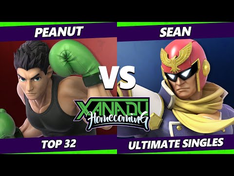 Xanadu Homecoming Top 32 - Peanut (Little Mac) Vs. Sean (Captain Falcon) Smash Ultimate