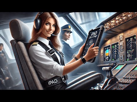✈️ MYGOFLIGHT iPad Pro 11” Air 10.9" Polycarbonate Pilot Kneeboard | Best iPad Leg Strap Pilot 📱