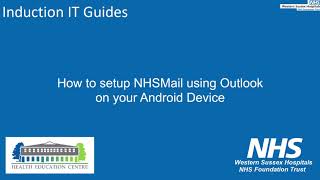 How to setup NHSMail using Outlook on your Android device