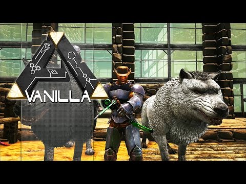 ARK Vanilla EP20  - Um Casal De Lobão E A Jaula Para Tamar Dinos!