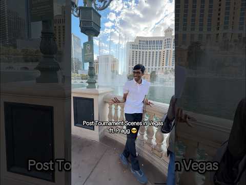 Praggnanandhaa CHILLING in Las Vegas 😎♥️🤝 #praggnanandhaa #chess #lasvegas