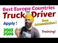 Best Europe Countries For Truck Drivers 2025 26 Europedriver Mrsinghvlog
