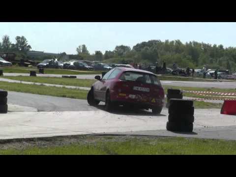 Wrocławska Liga Time Attack 2012 - V runda - Bartosz "Śliwa" Śliwiński - Honda Civic