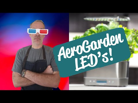 Why are AeroGarden LED Grow Lights Red & Blue? | AeroGarden Harvest Elite | Day 10