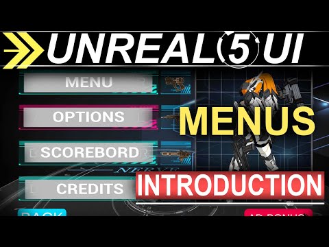 Unreal-5: UI Menu INTRODUCTION (3 Minutes!!)