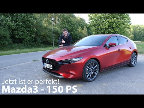 Der perfekte preiswerte Kompakte: Mazda3 Skyactiv-G 2.0 M Hybrid (150 PS) Test [4K] - Autophorie