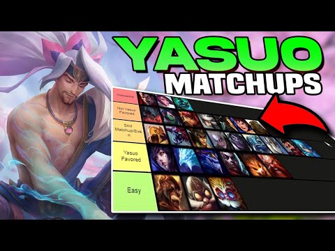CHALLENGER RATES EVERY YASUO MATCH UP IN A TIER LIST - League of Legends