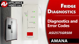 Amana Refrigerator Diagnostic Mode, Error Fault Codes & Troubleshooting by Factory Technician