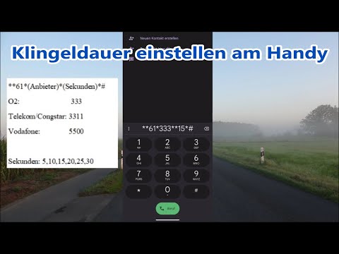 Set the mobile phone ring time Change the ring time on the smartphone Set longer or shorter