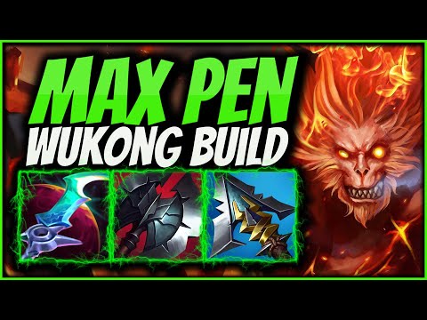Wukong but i have so much Penetration i do TRUE DMG! | MAX PEN Wukong Build -  LoL Wukong s12