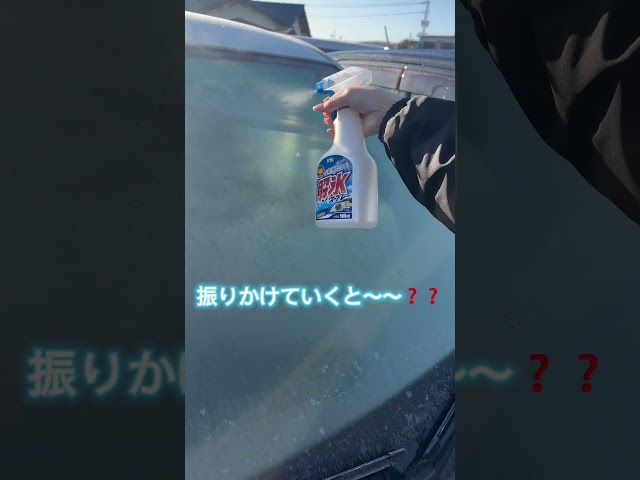 解氷スプレー使ってみたら感動した