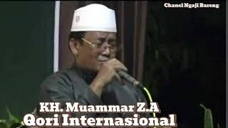 Surah AL-'Ashr....!!!!? Suara emas KH. Muammar Z.A Qori internasional