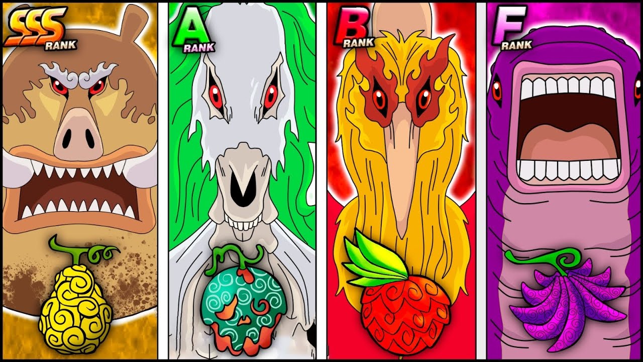 TODAS AS FRUTAS DOS GOROSEI EXPLICADAS E O NÍVEL DE FORÇA RANKEADO!!! - OS PODERES MAIS FORTES?