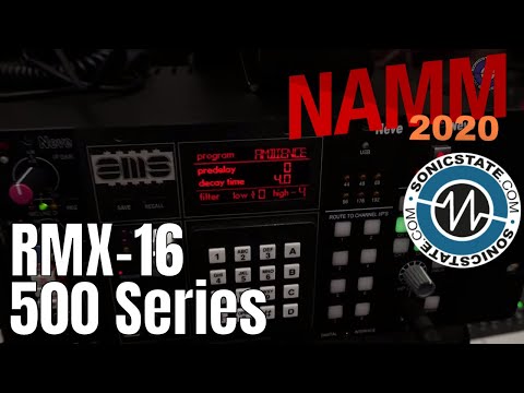 NAMM 2020   AMS Neve RMX 16 Classic 500 Series Reverb