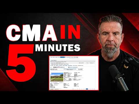 Video walkthrough of building a CMA manually in Matrix MLS