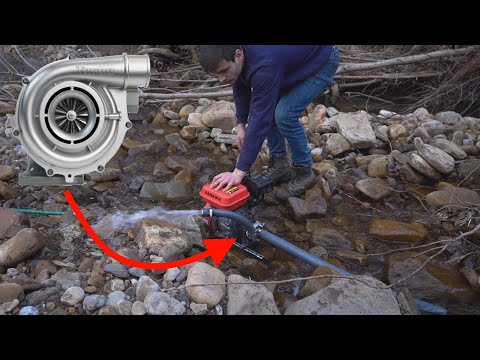 CAN WATER BE PUMPED WITH A TURBO?