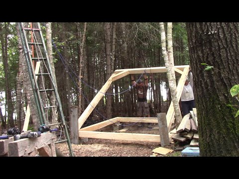 L'gosseux d'bois Ep 265 - Ma nouvelle remise pour le bois de chauffage au chalet partie 1