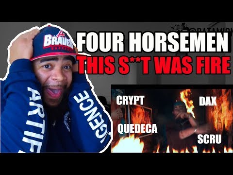 {{ REACTION }} Crypt x Quadeca x Dax x Scru - Four Horsemen (Official Video)