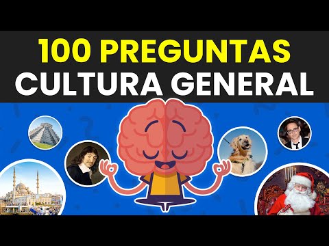 100 Preguntas de CULTURA GENERAL 🌎🤓📚 | ¿Qué tan culto eres 🧠?