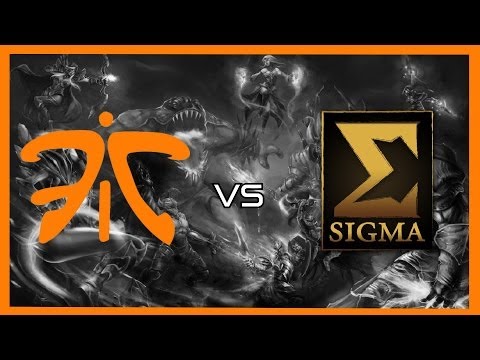 Fnatic turnaround vs Sigma @ joinDOTA League