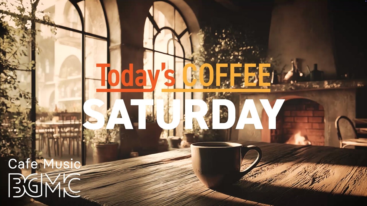 Jazz Relaxing Music ☕ Arched Window Cafe Jazz - Slow Piano & Soft Bossa Nova for Calm Saturday