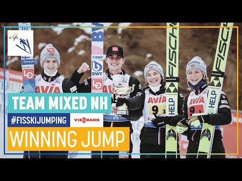 Norway | 1st place | Rasnov | Team Mixed Normal Hill | #rasnov2021 | FIS Ski Jumping
