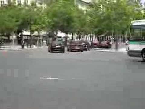 European Traffic Circle-Paris France