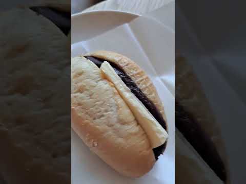 Butter and red bean combo filling in bun #starbucks #japan #tokyo #imperialpalace