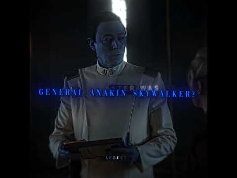 "Her master was General Anakin Skywalker?" | Anakin Skywalker Edit #edit #ahsokaseries #darthvader