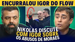Nikolas APERTA e faz apresentador RECONHECER os ABUSOS de MORAES