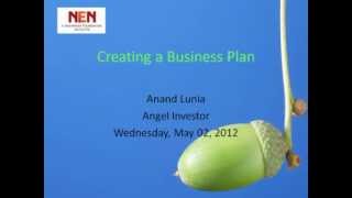 preview picture of video 'NEN Webinar #1: What does an Investor look for in your Business Plan'